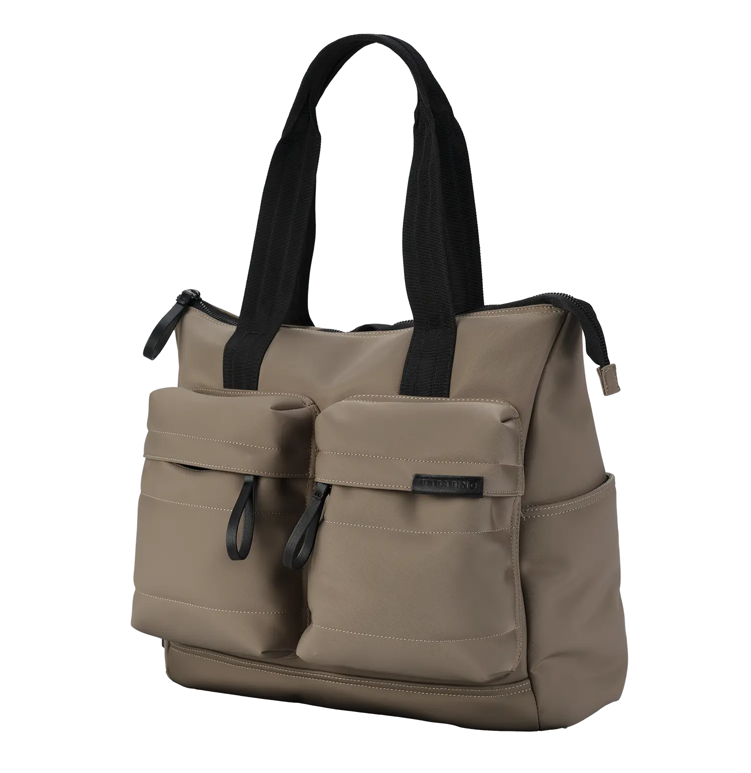 Bababing Rosy Tote Changing Bag | 3-in-1 Waterproof Nappy Bag | Taupe