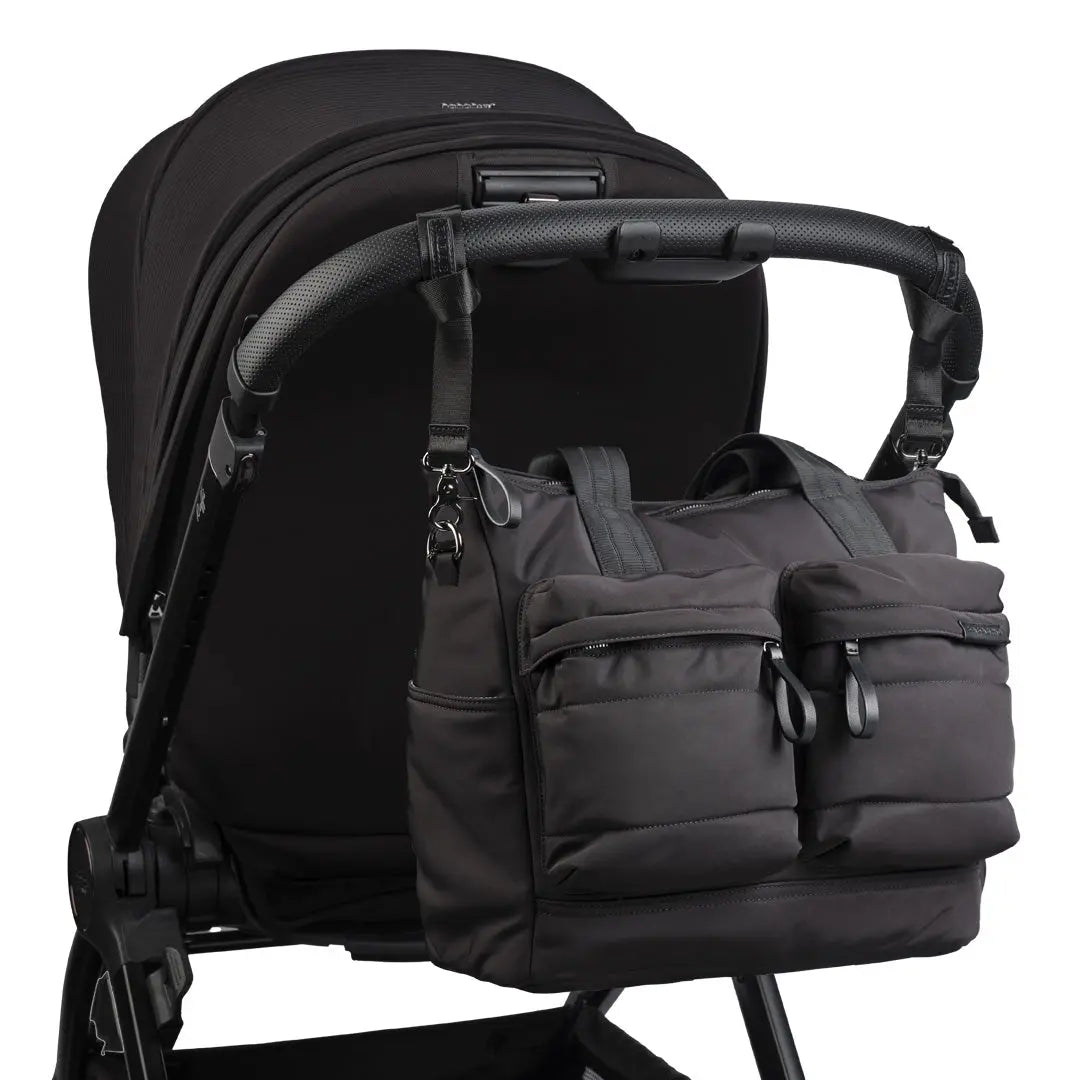 Bababing Rosy Tote Changing Bag | 3-in-1 Waterproof Nappy Bag | Black