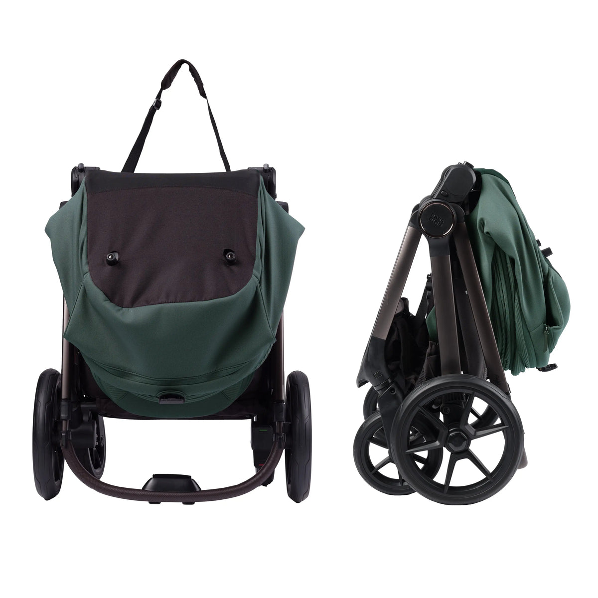 Raffi Quest Travel System Folding Carrycot (14 pc) Rivian Green