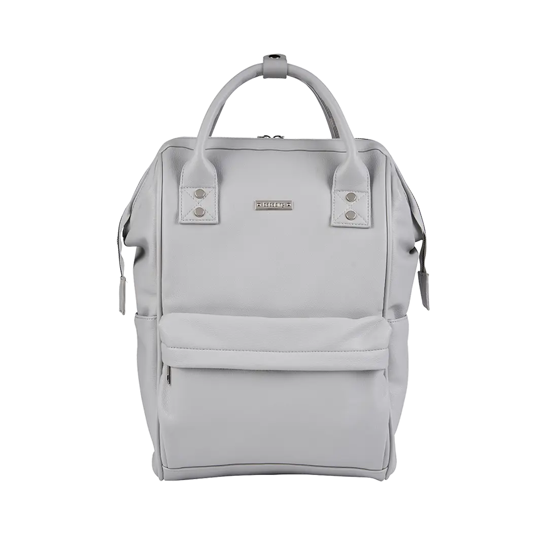 Grey Mani Backpack Baby Changing Bag with Changing Mat - Bababing