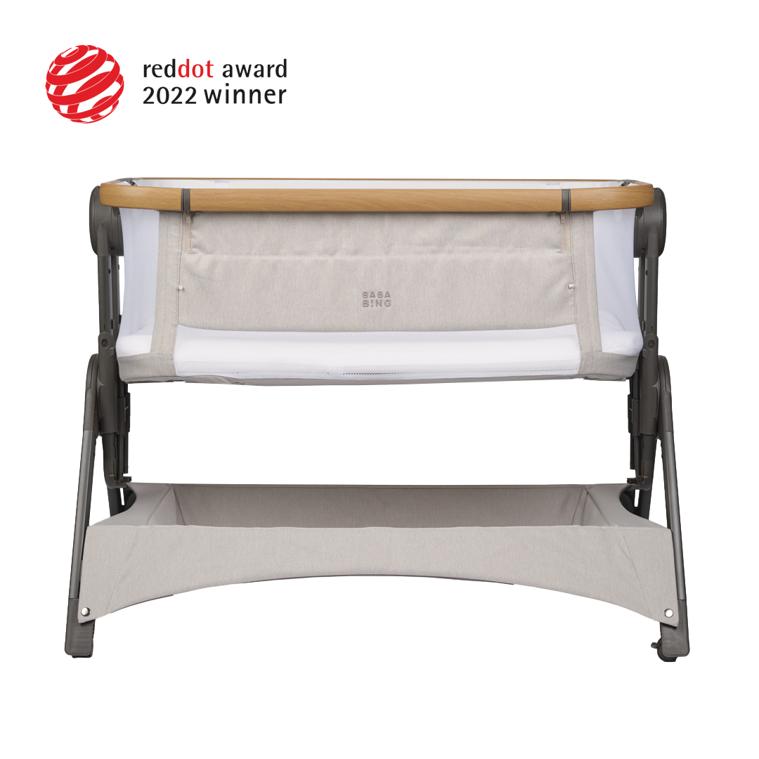 Bababing Bedside & Travel Crib (Beige)