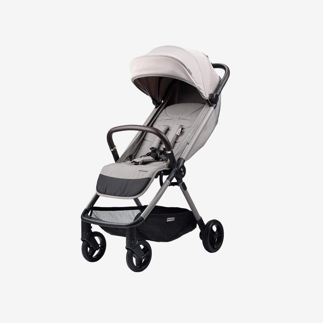 Ori Auto Fold Compact Stroller Bundle - Almond