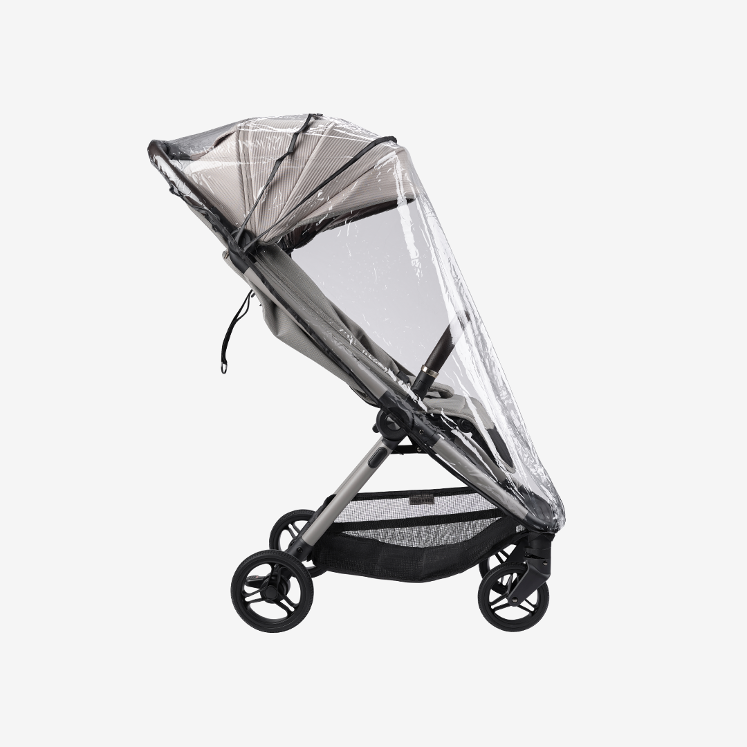 Ori Auto Fold Compact Stroller Bundle - Almond