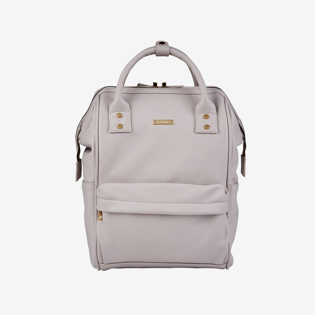 Mani vegan leather backpack - Blush Grey