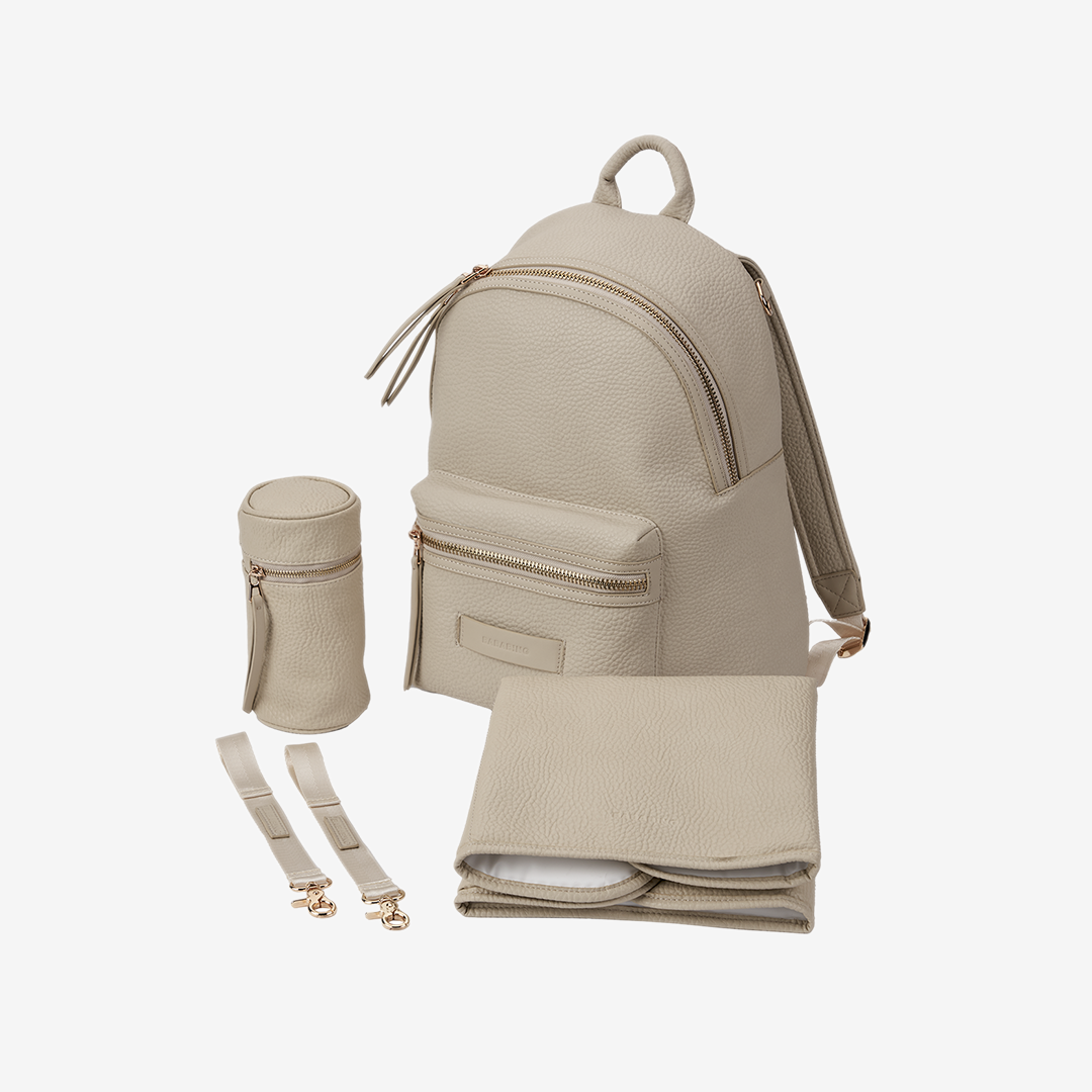 Luca vegan leather backpack - Sand