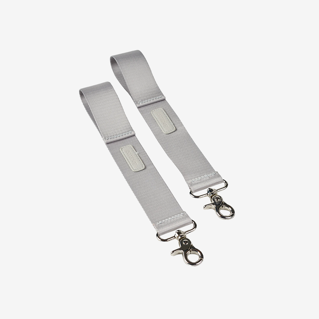 Mani pushchair clips - Dove Grey