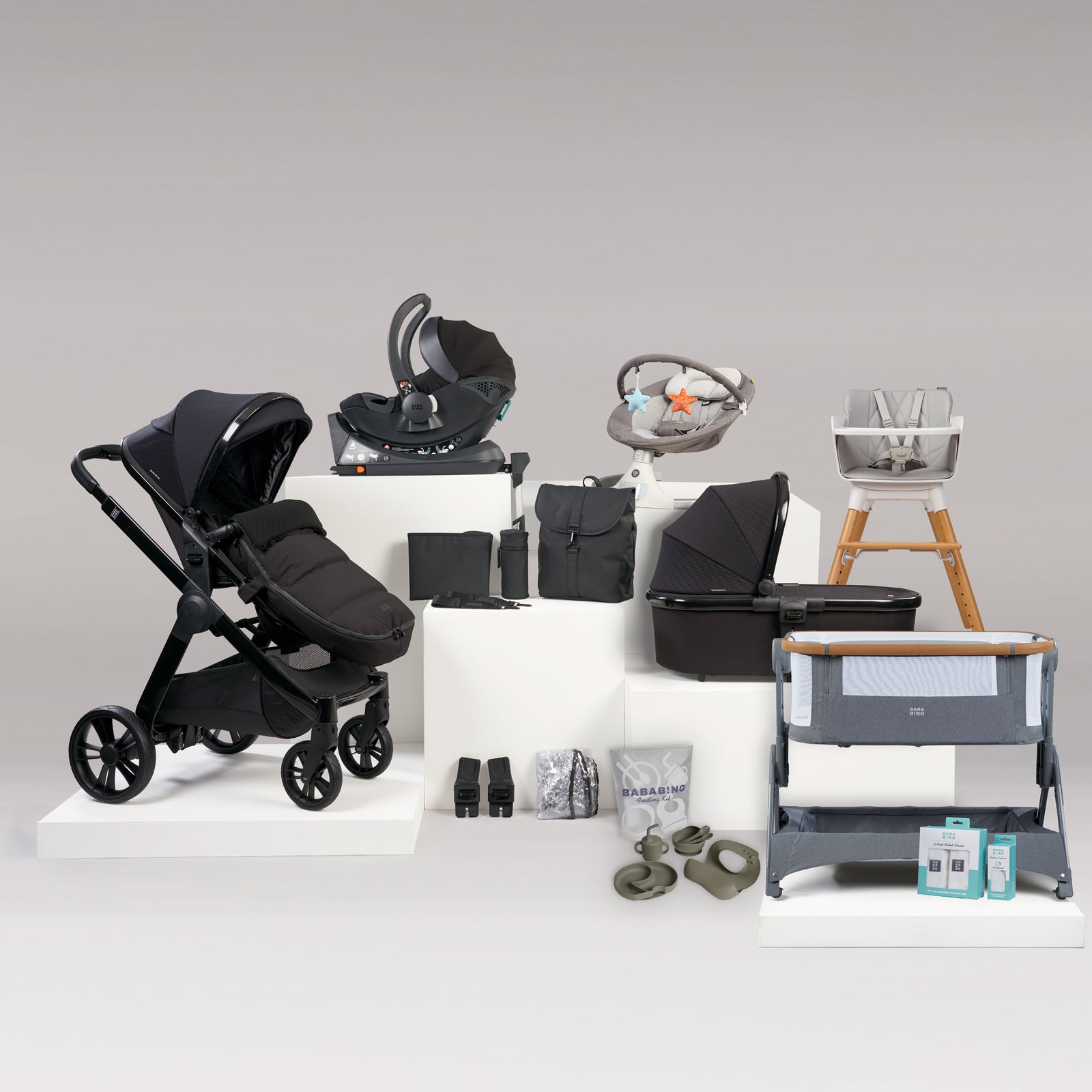 Bababing Changing Bags, Rockers, Bouncers, & Prams