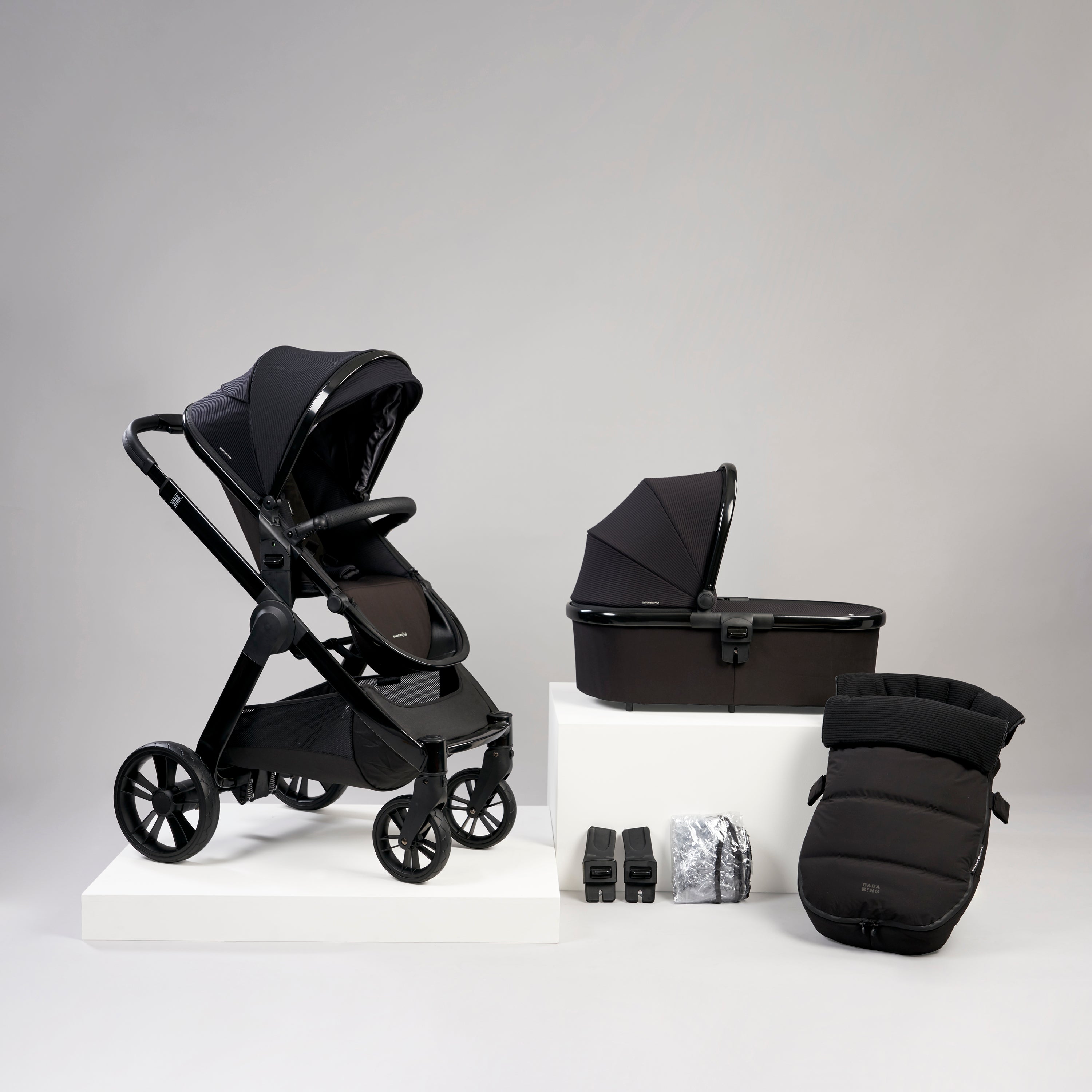 Bababing Raffi Pushchair Gloss Black