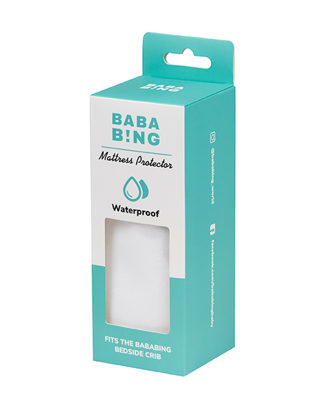 Bedside crib top mattress protector